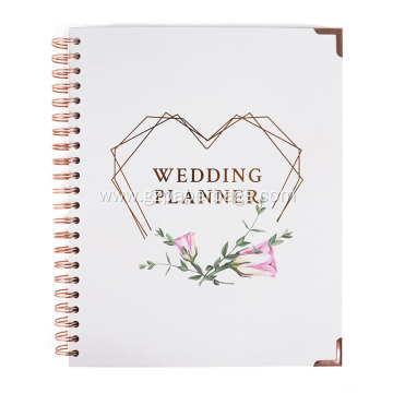 Spiral Bound A4 Wedding Planner Notebook Organizer